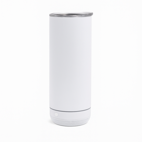 20 oz Sublimation Tumbler with Built-In Speaker – Stainless Steel, Double Wall Insulated Blank for Custom Printing
