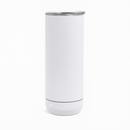 20 oz Sublimation Tumbler with Built-In Speaker – Stainless Steel, Double Wall Insulated Blank for Custom Printing
