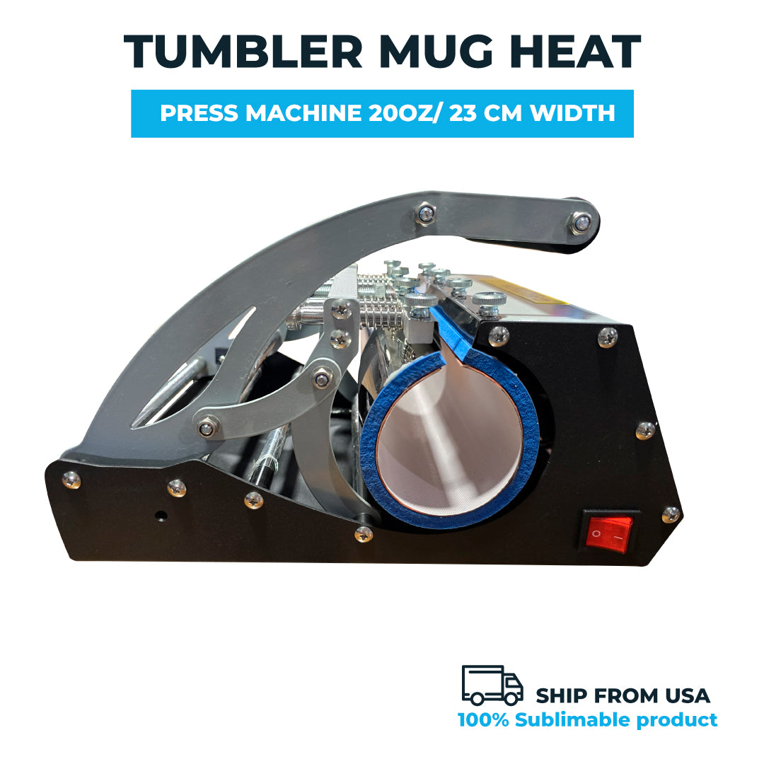 Make It Lab Heat Press Machine 20oz Tumbler Mug  (23 cm width)