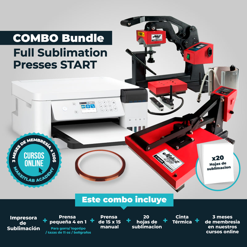 Combo Bundle Full Sublimation Presses Start