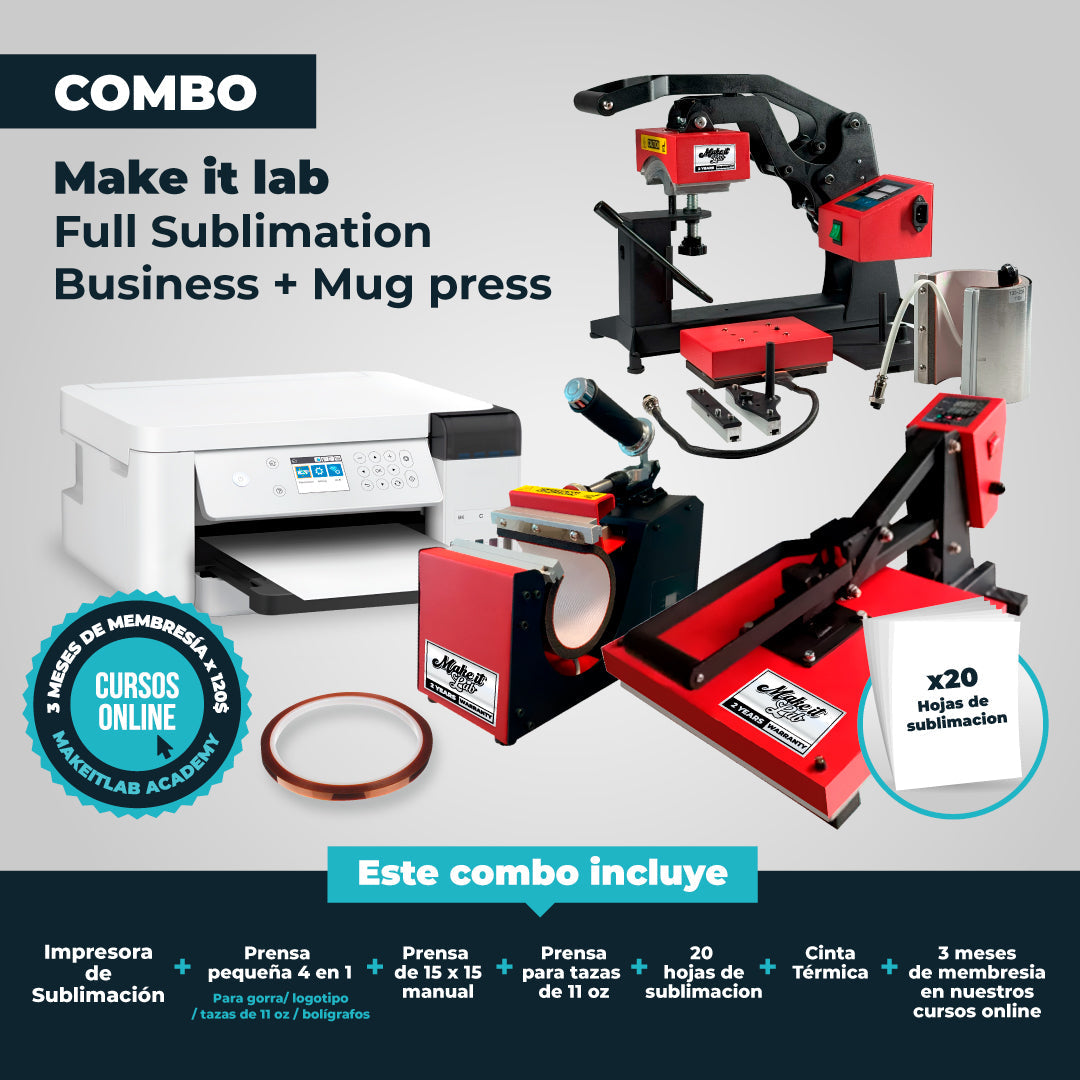 Combo Make It Lab and Full Sublimation Business
