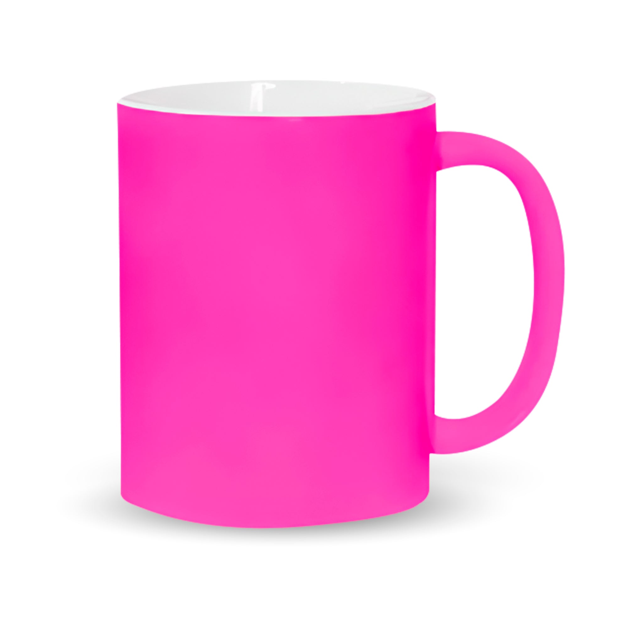 Neon mugs for sublimation 11 oz. Buy it in topics of 3 Colors (Yellow, Green, and Magenta)