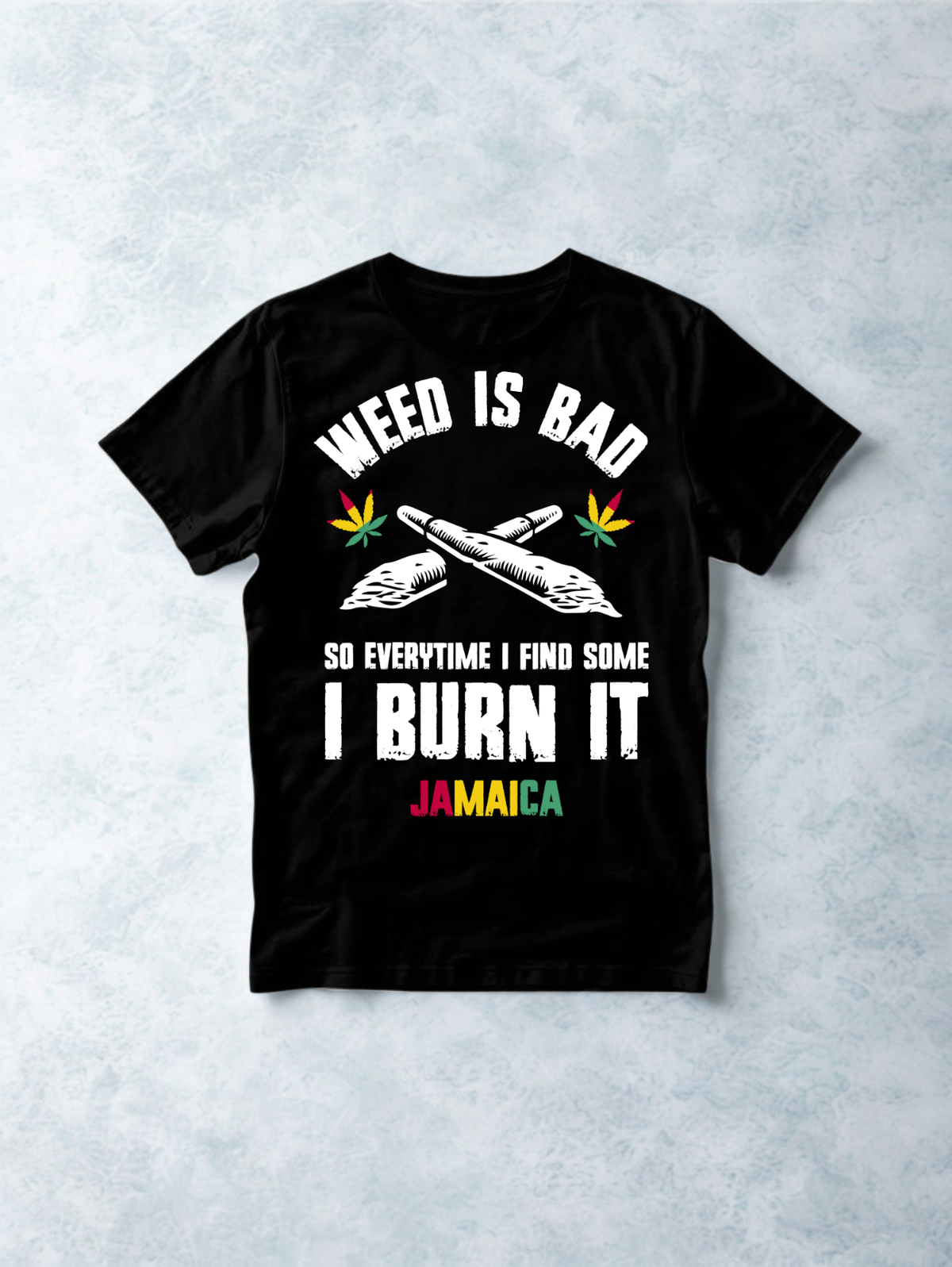 Printed DTF Sheets by Yards -Rastafari