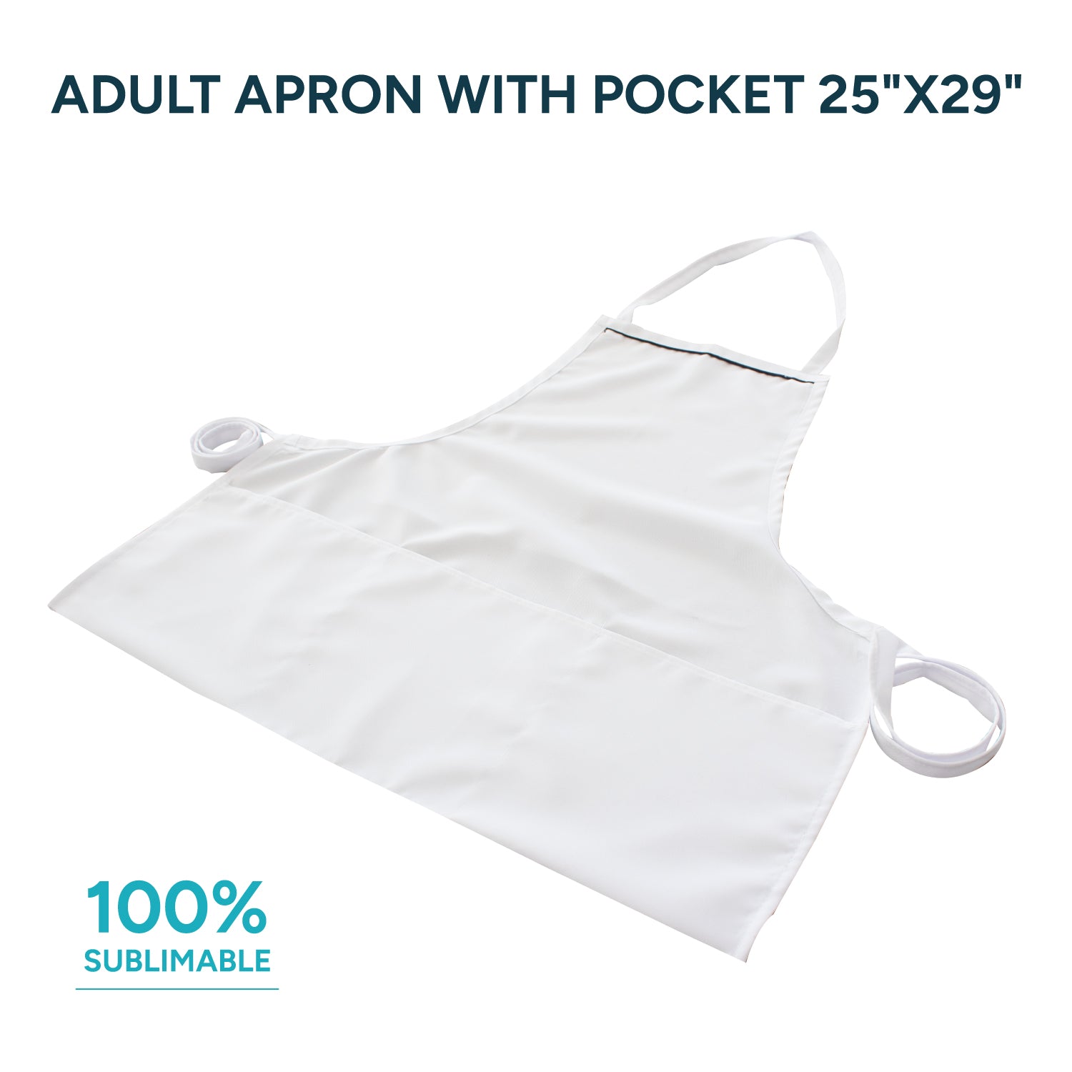 Adult apron with pocket 25