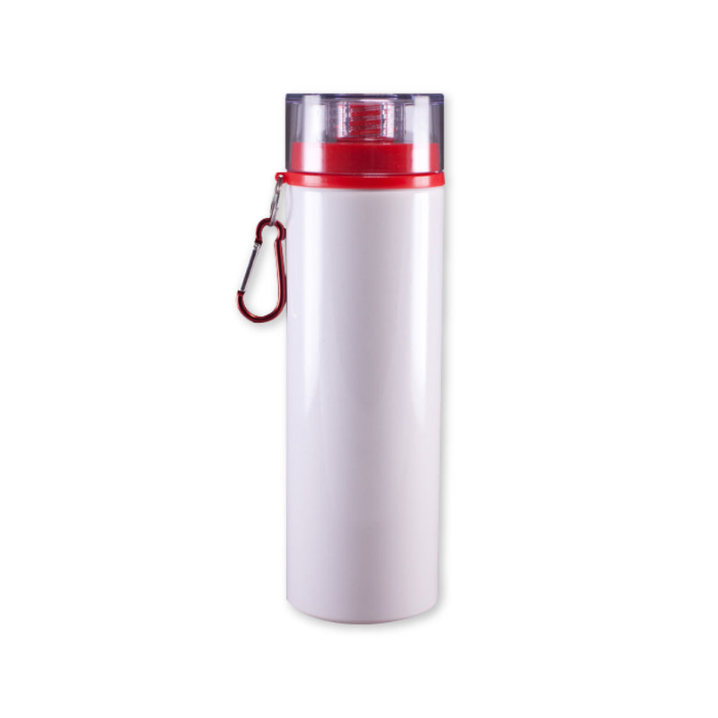 Aluminum sports white bottle for sublimation 25 oz