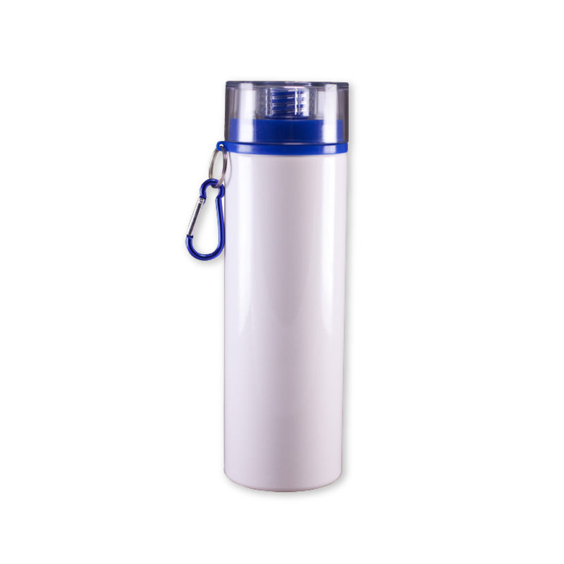 Aluminum sports white bottle for sublimation 25 oz