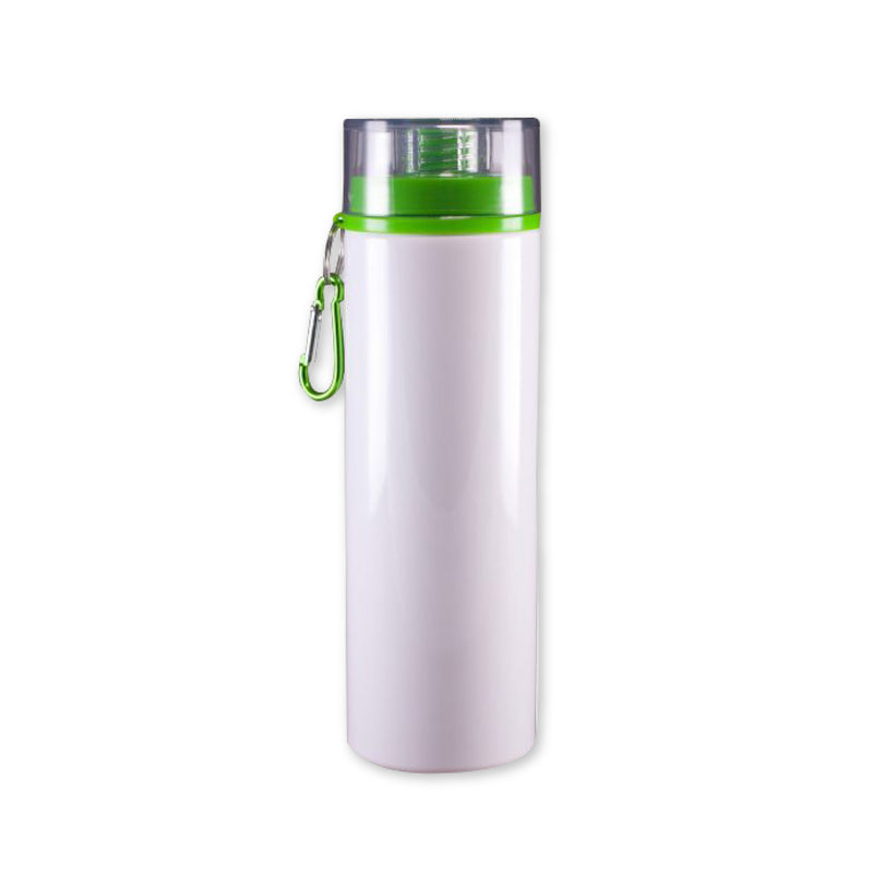 Aluminum sports white bottle for sublimation 25 oz