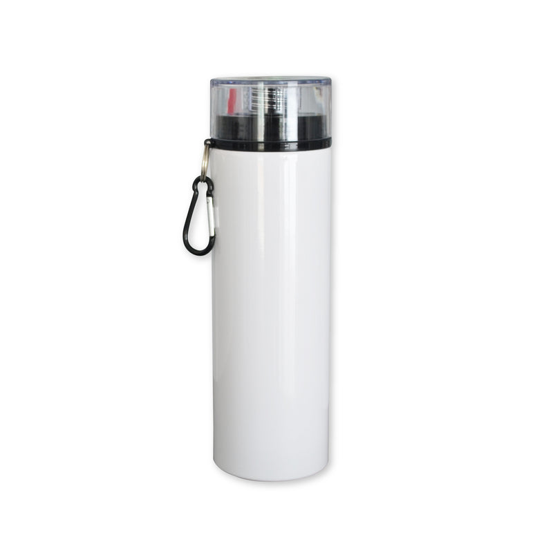 Aluminum sports white bottle for sublimation 25 oz