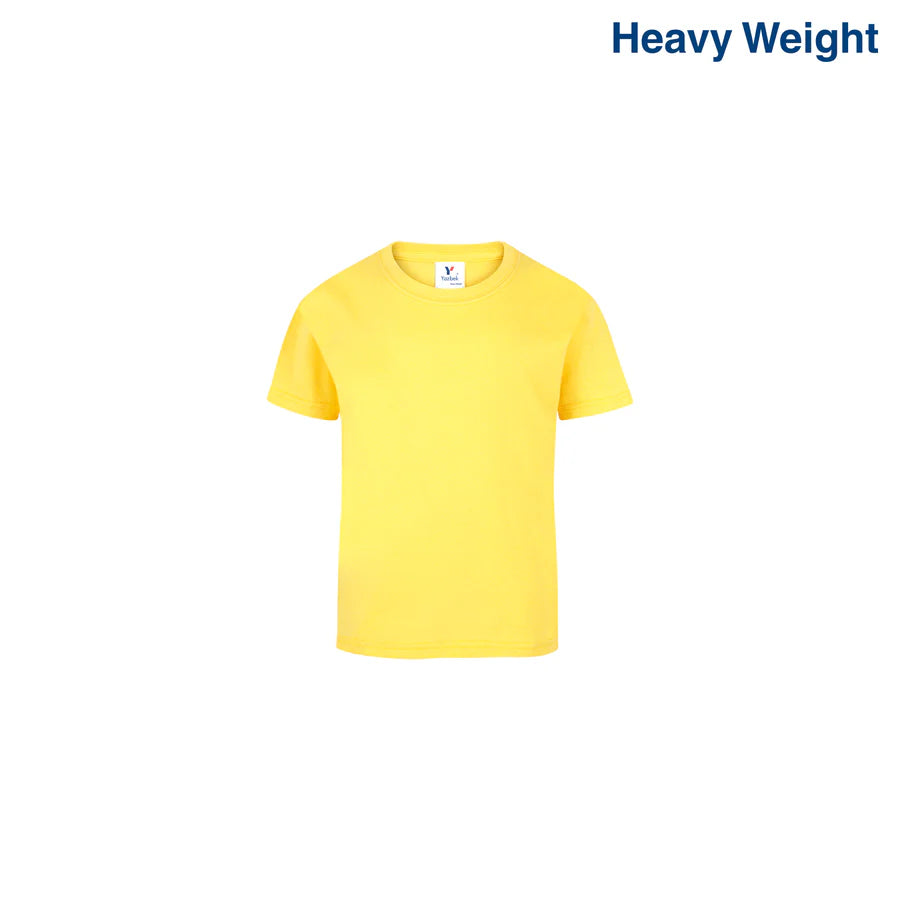 Toddler’s Unisex Heavy Weight Crew Neck Short Sleeve T-Shirt