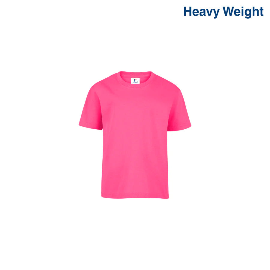 Toddler’s Unisex Heavy Weight Crew Neck Short Sleeve T-Shirt