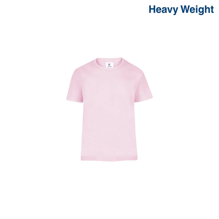 Toddler’s Unisex Heavy Weight Crew Neck Short Sleeve T-Shirt