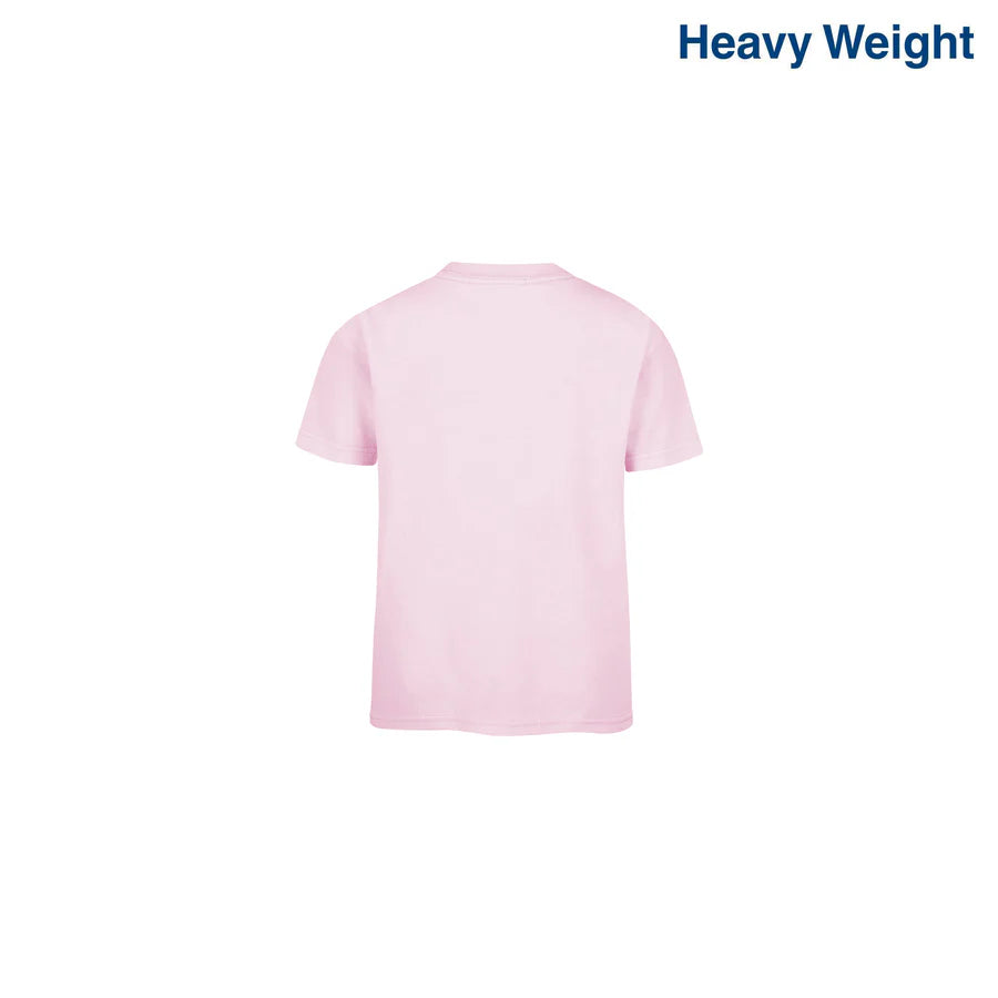Toddler’s Unisex Heavy Weight Crew Neck Short Sleeve T-Shirt