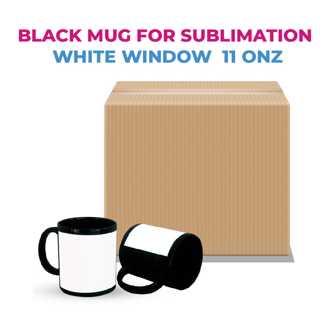 11oz Black Sublimation Mug