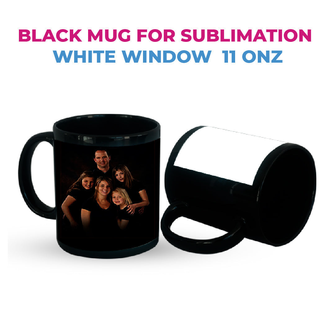11oz Black Sublimation Mug