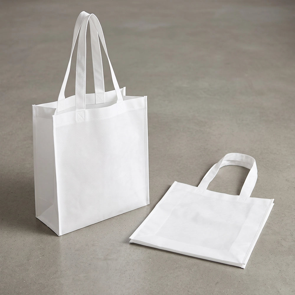 White Non-Woven Tote Bag for Sublimation