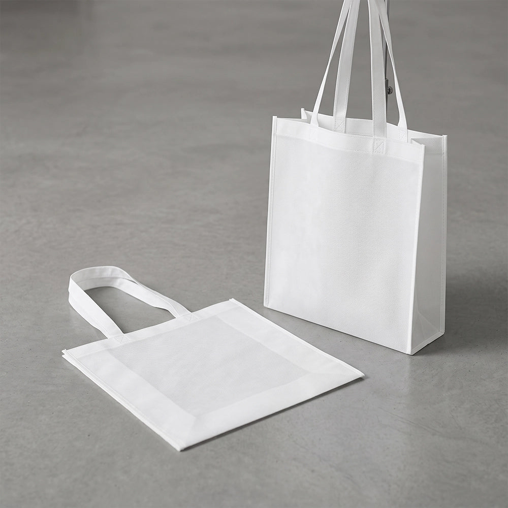 White Non-Woven Tote Bag for Sublimation