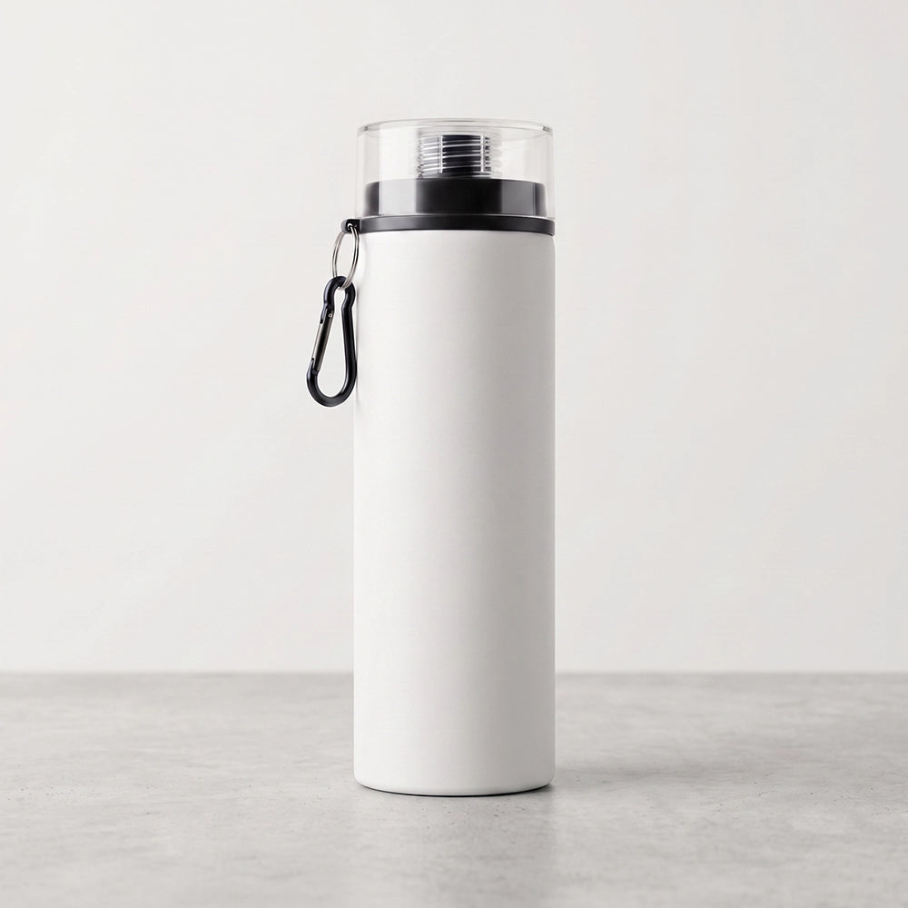 750 mL White Sublimation Water Bottle