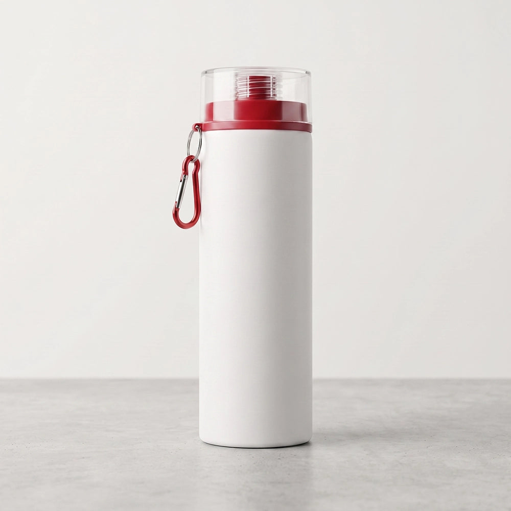 750 mL White Sublimation Water Bottle