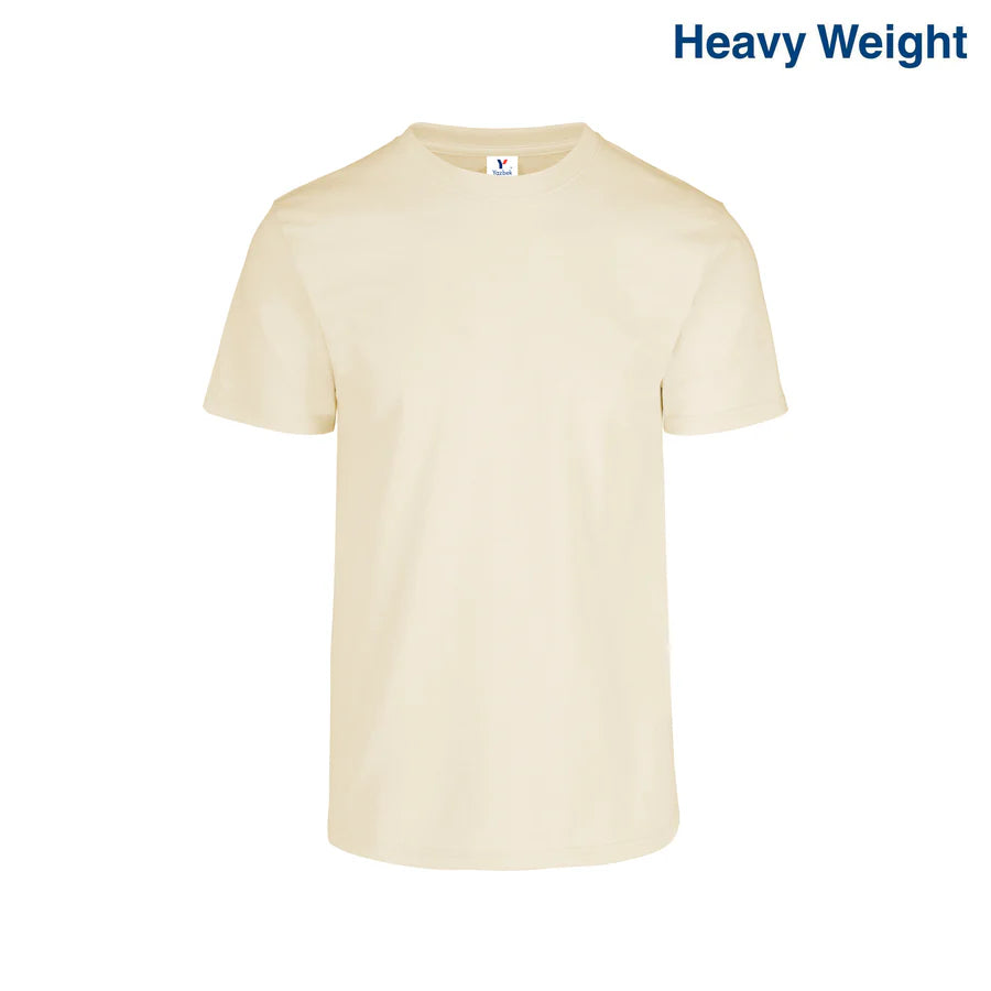 Adult Unisex Heavy Weight Crew Neck Short Sleeve T Shirt
