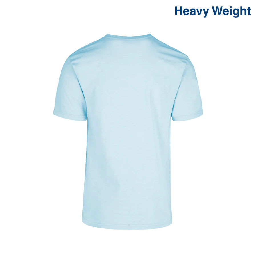 Adult Unisex Heavy Weight Crew Neck Short Sleeve T Shirt