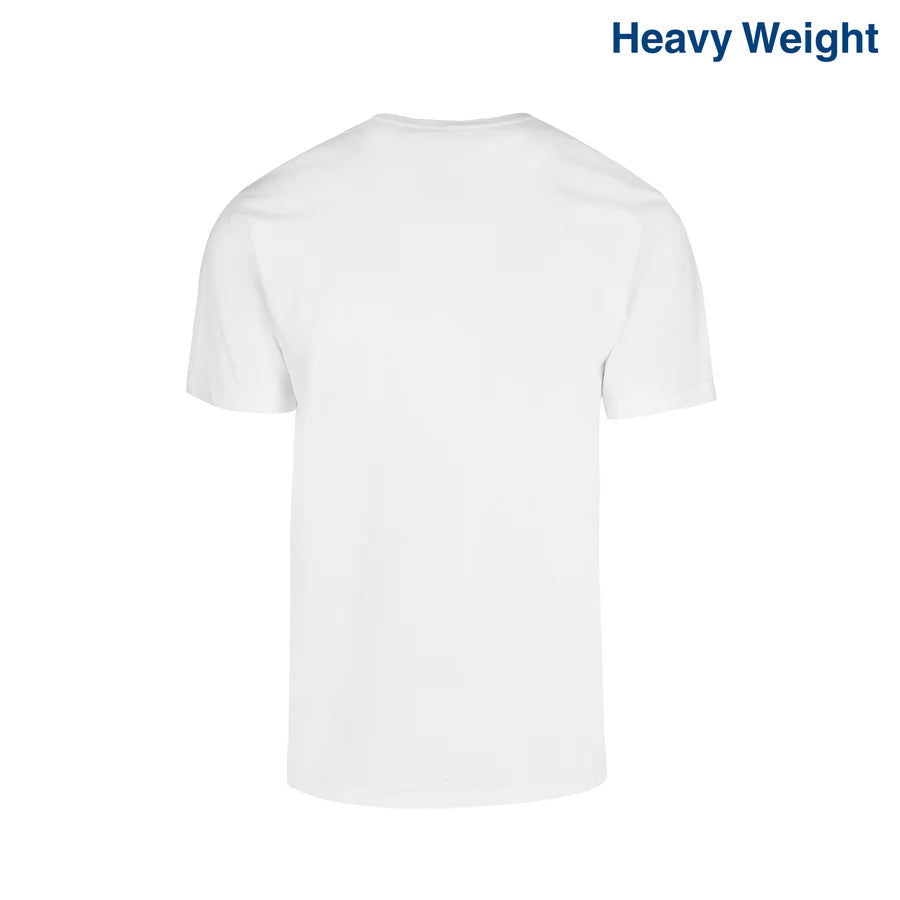 Adult Unisex Heavy Weight Crew Neck Short Sleeve T Shirt