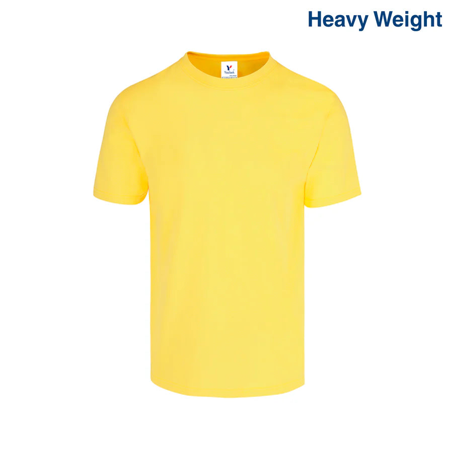 Adult Unisex Heavy Weight Crew Neck Short Sleeve T Shirt