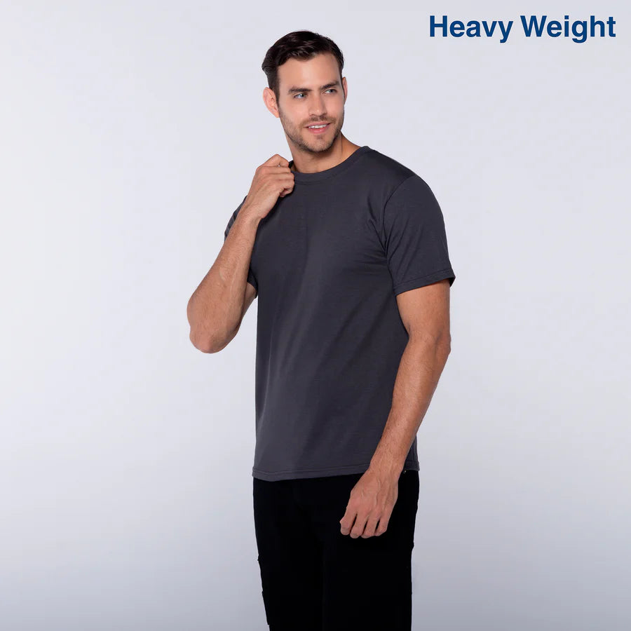 Adult Unisex Heavy Weight Crew Neck Short Sleeve T Shirt