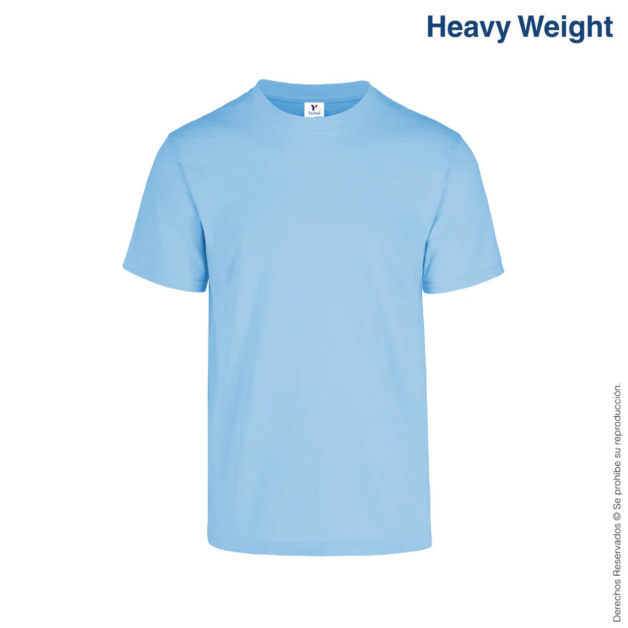 Adult Unisex Heavy Weight Crew Neck Short Sleeve T Shirt