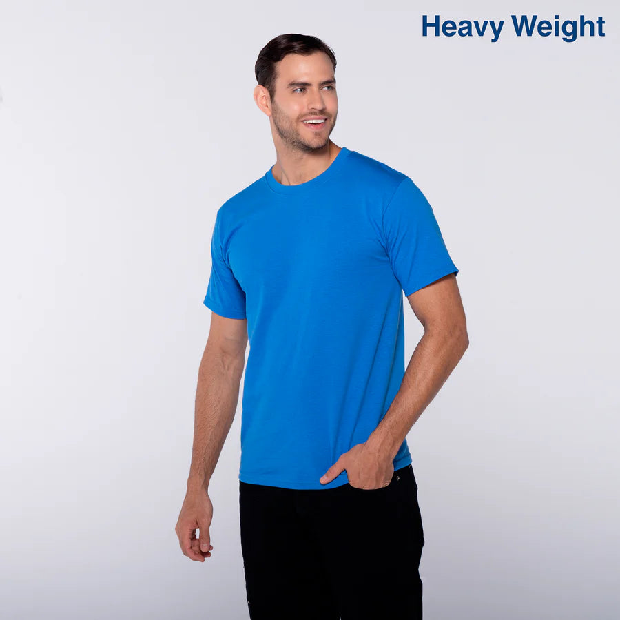 Adult Unisex Heavy Weight Crew Neck Short Sleeve T Shirt