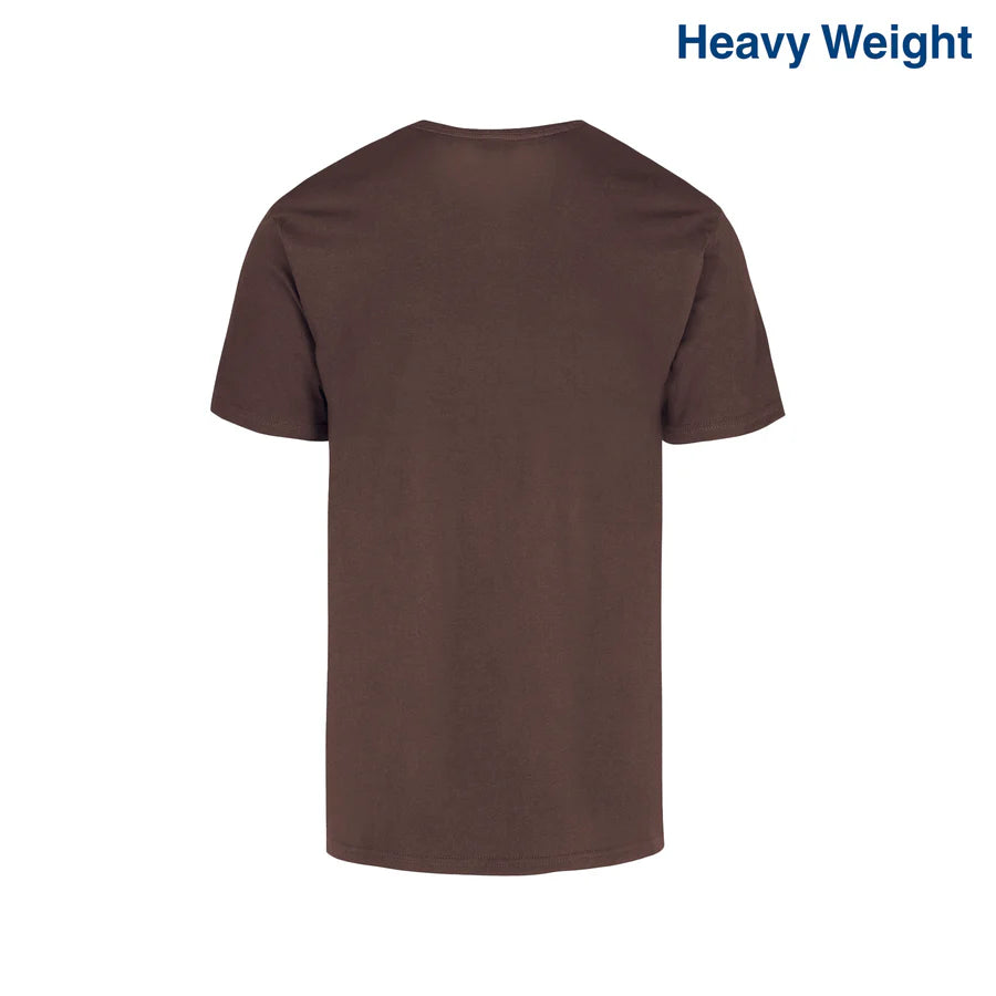 Adult Unisex Heavy Weight Crew Neck Short Sleeve T Shirt