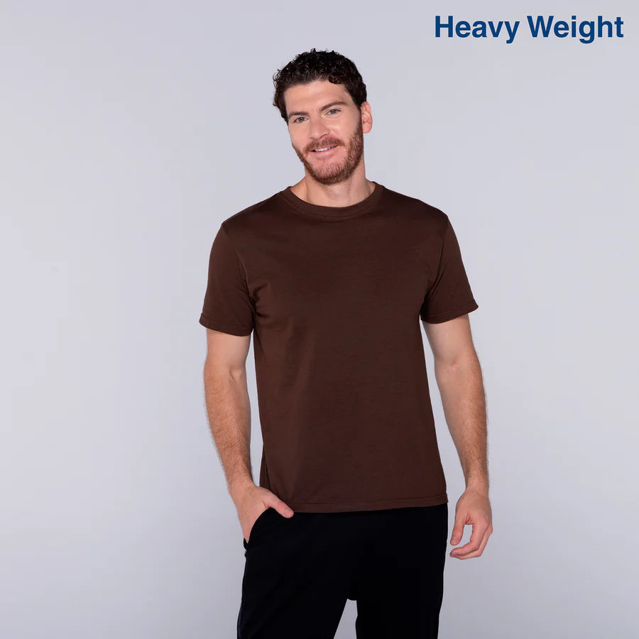 Adult Unisex Heavy Weight Crew Neck Short Sleeve T Shirt