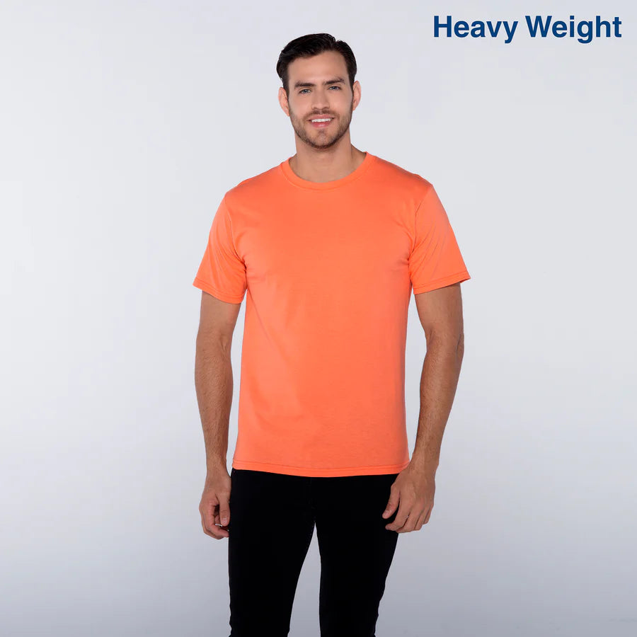 Adult Unisex Heavy Weight Crew Neck Short Sleeve T Shirt