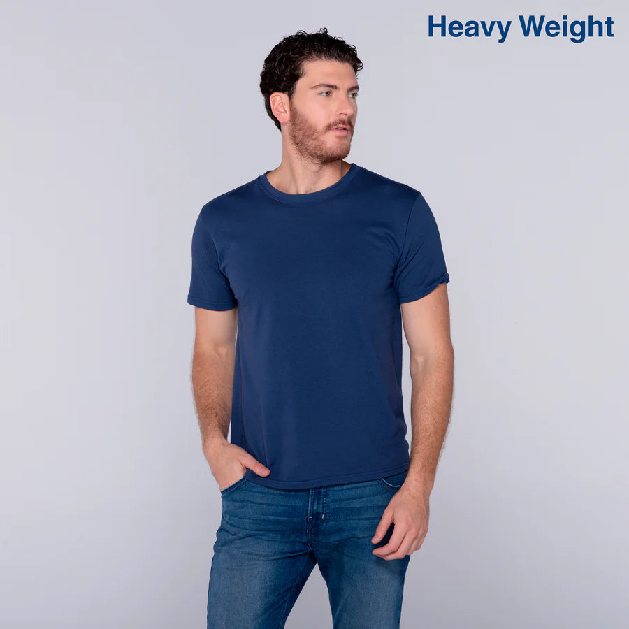 Adult Unisex Heavy Weight Crew Neck Short Sleeve T Shirt