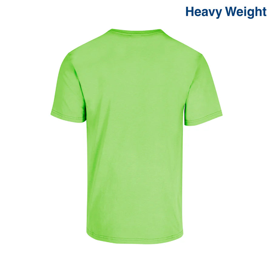 Adult Unisex Heavy Weight Crew Neck Short Sleeve T Shirt