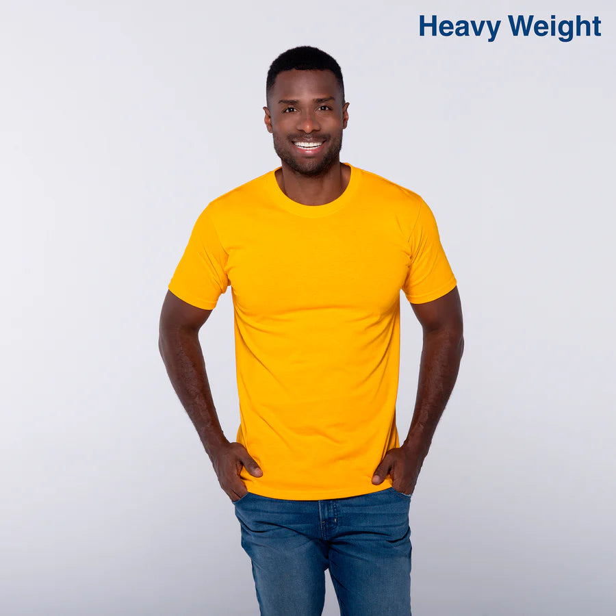 Adult Unisex Heavy Weight Crew Neck Short Sleeve T Shirt