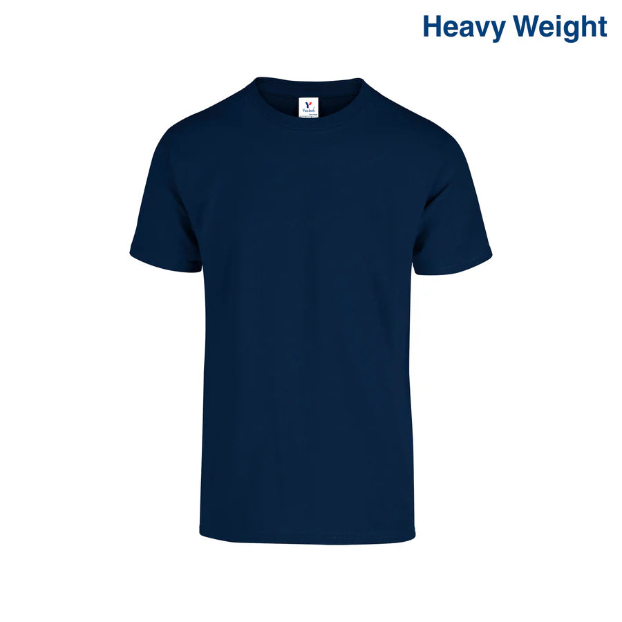 Adult Unisex Heavy Weight Crew Neck Short Sleeve T Shirt