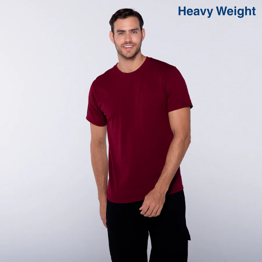 Adult Unisex Heavy Weight Crew Neck Short Sleeve T Shirt