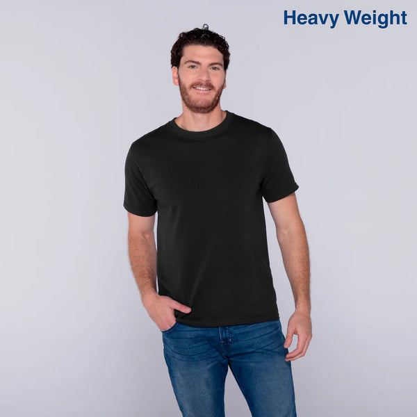 Adult Unisex Heavy Weight Crew Neck Short Sleeve T Shirt