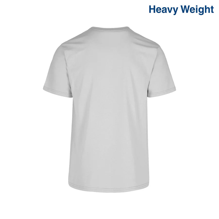 Adult Unisex Heavy Weight Crew Neck Short Sleeve T Shirt