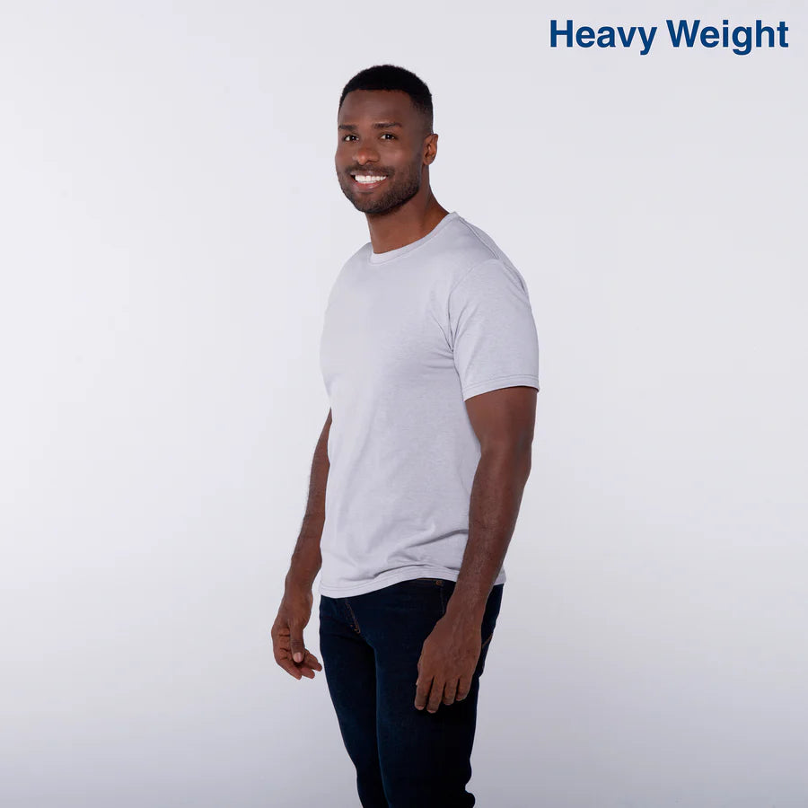 Adult Unisex Heavy Weight Crew Neck Short Sleeve T Shirt