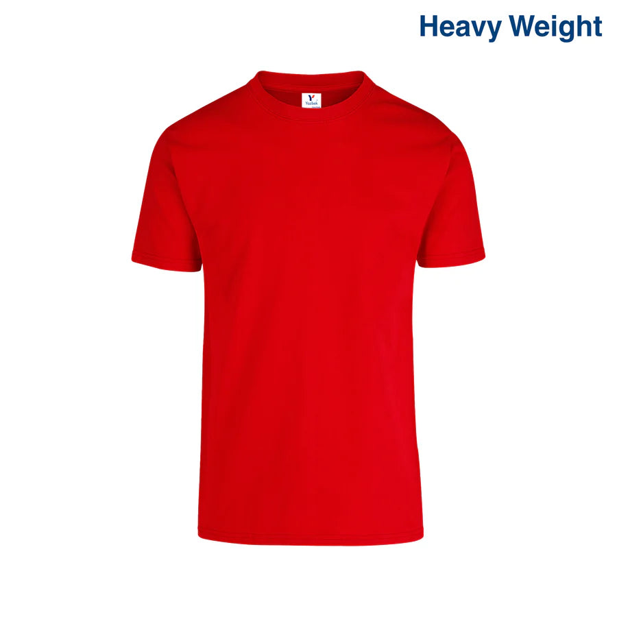 Adult Unisex Heavy Weight Crew Neck Short Sleeve T Shirt