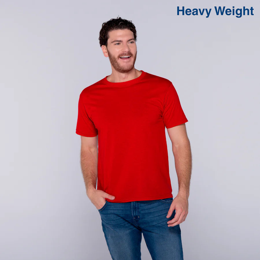 Adult Unisex Heavy Weight Crew Neck Short Sleeve T Shirt
