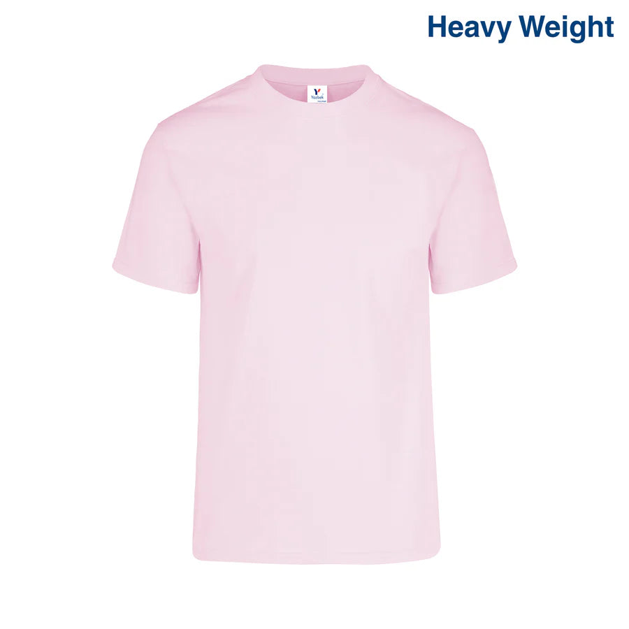 Adult Unisex Heavy Weight Crew Neck Short Sleeve T Shirt