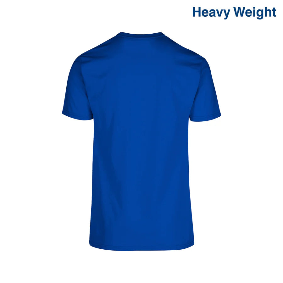 Adult Unisex Heavy Weight Crew Neck Short Sleeve T Shirt