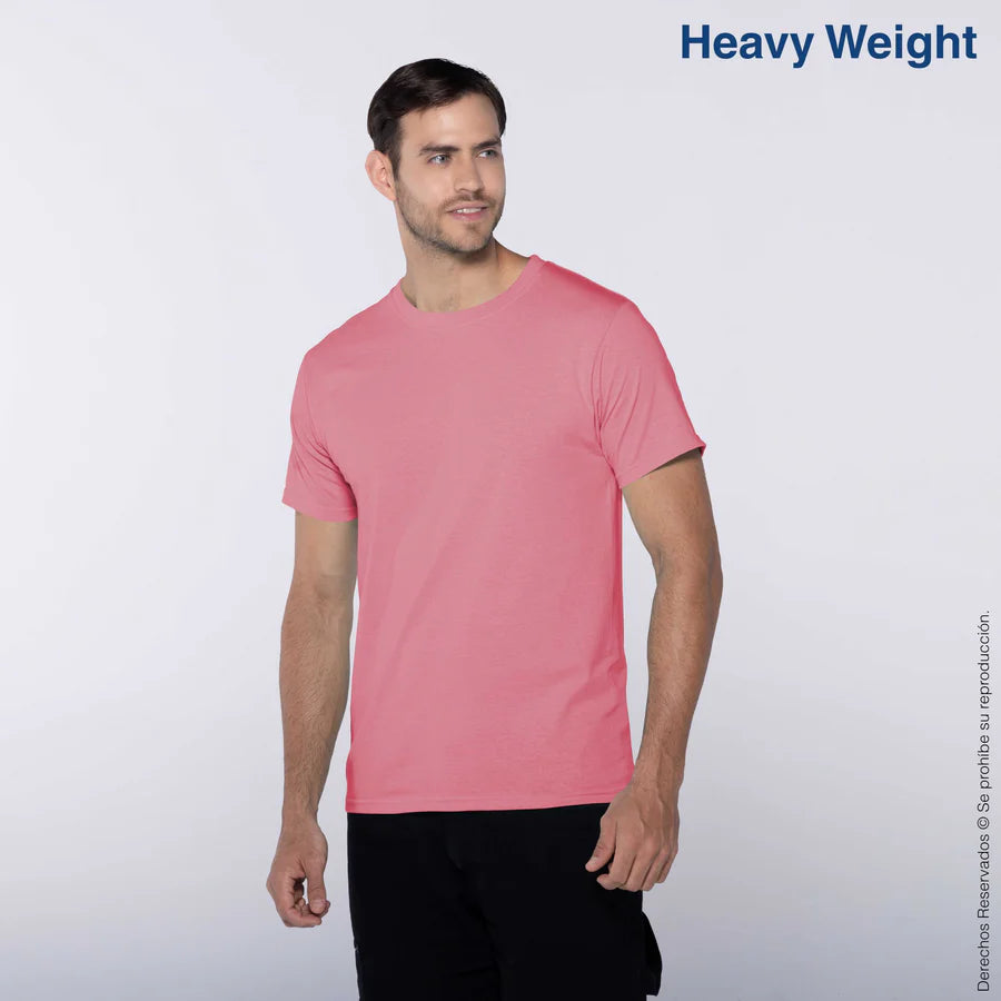 Adult Unisex Heavy Weight Crew Neck Short Sleeve T Shirt