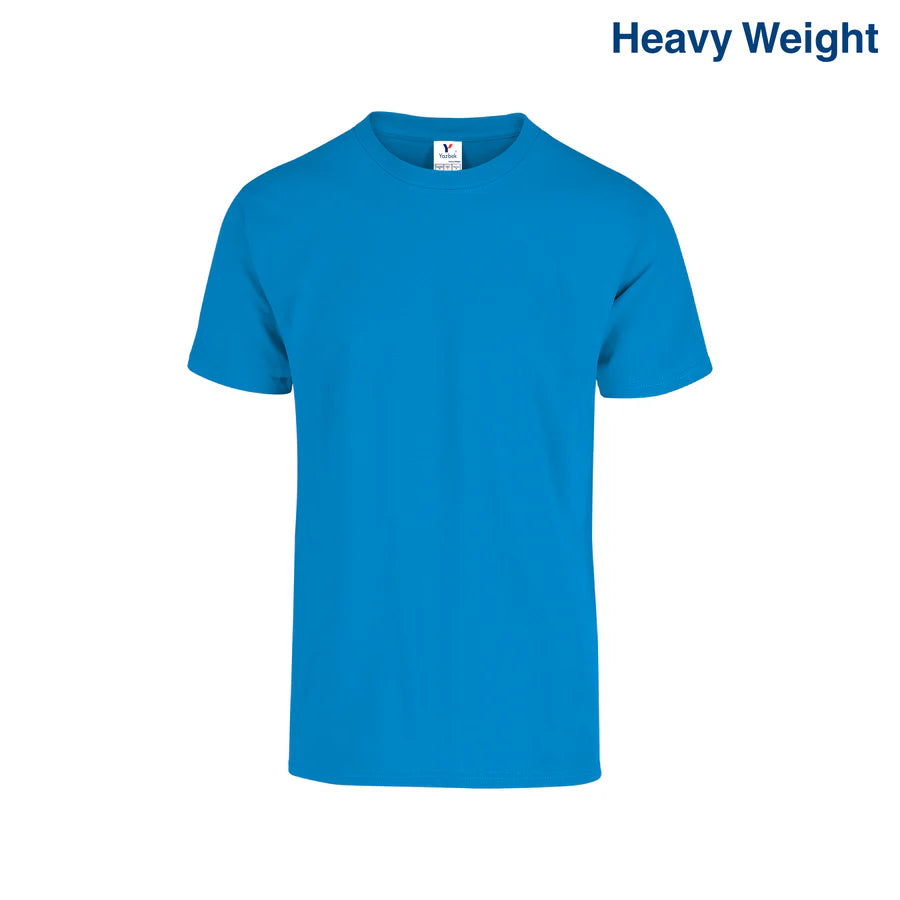 Adult Unisex Heavy Weight Crew Neck Short Sleeve T Shirt