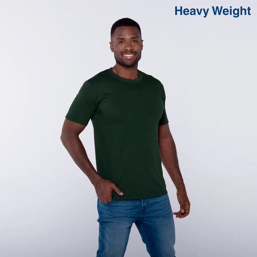 Adult Unisex Heavy Weight Crew Neck Short Sleeve T Shirt
