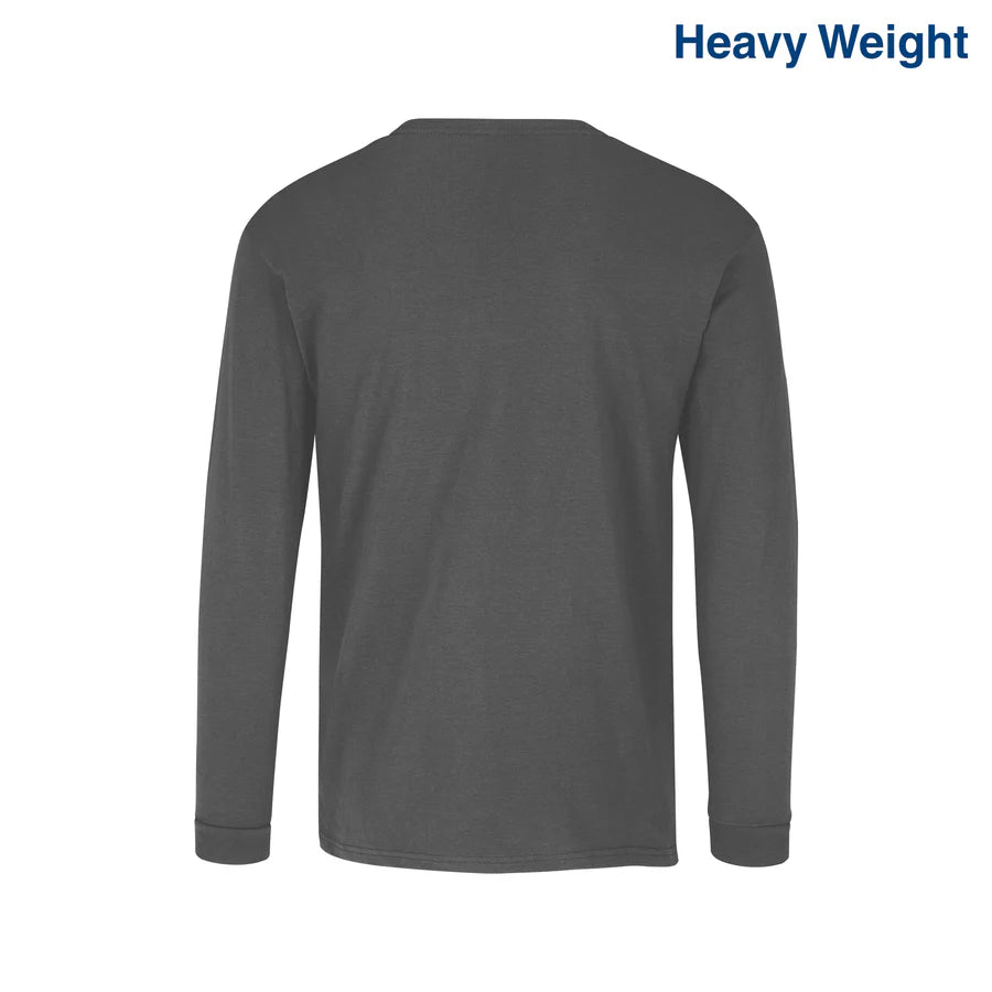 Adult Unisex Heavy Weight Crew Neck Long Sleeve T Shirt