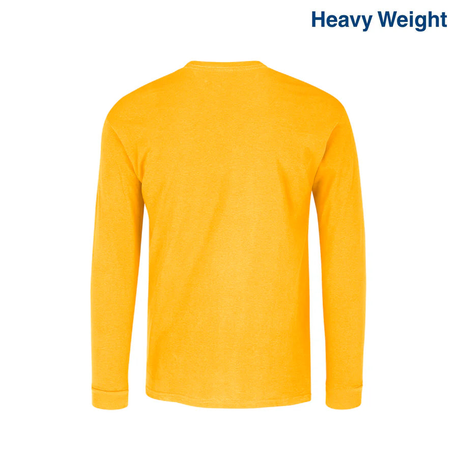 Adult Unisex Heavy Weight Crew Neck Long Sleeve T Shirt