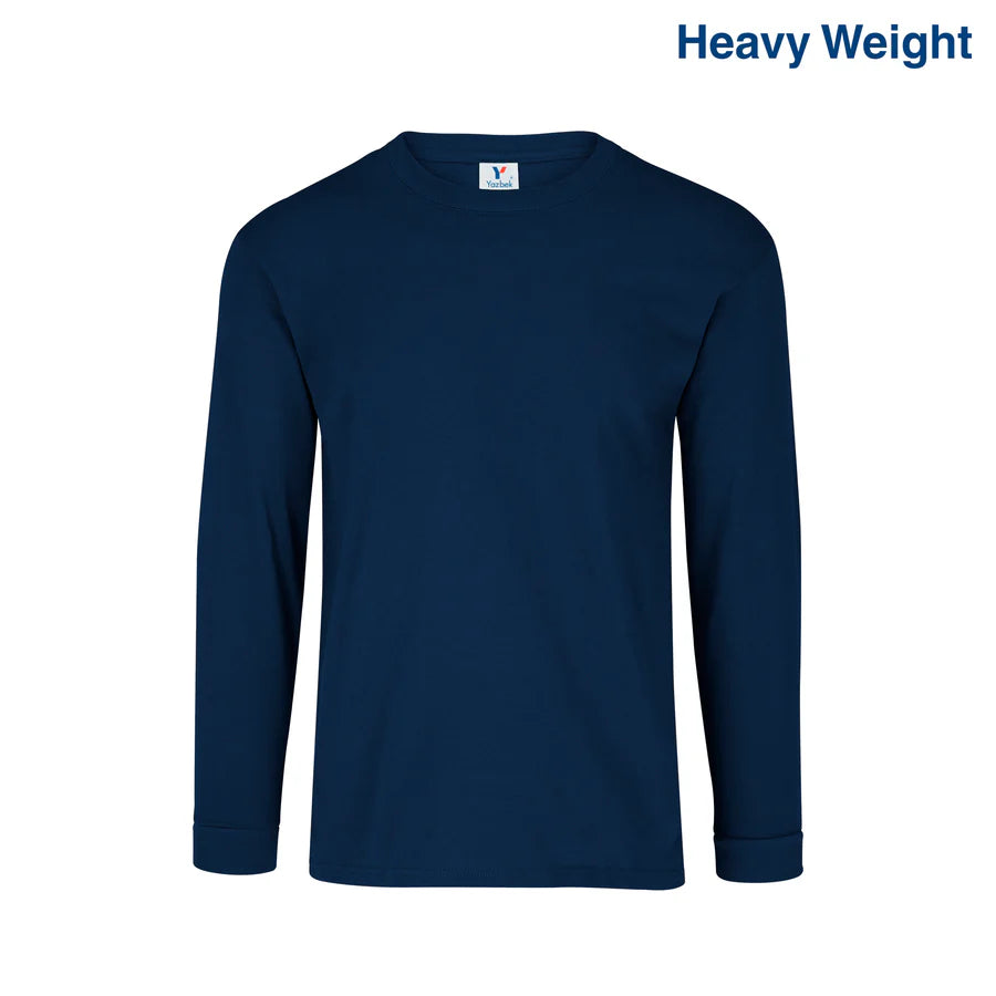 Adult Unisex Heavy Weight Crew Neck Long Sleeve T Shirt